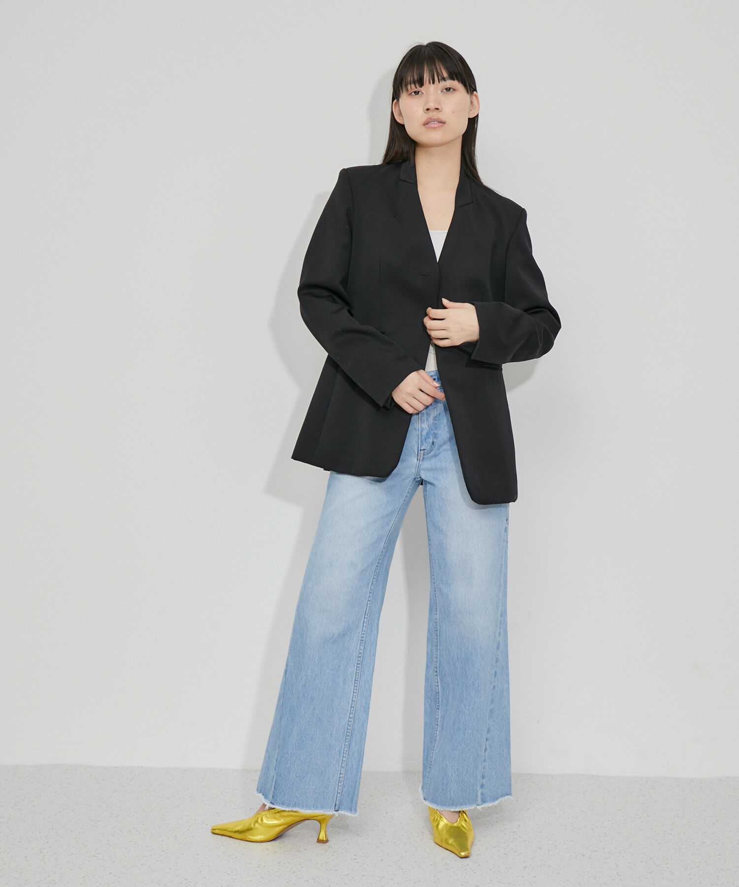 ADAM ET ROPE'「ドスキンシェイプジャケット」|テーラードジャケット|