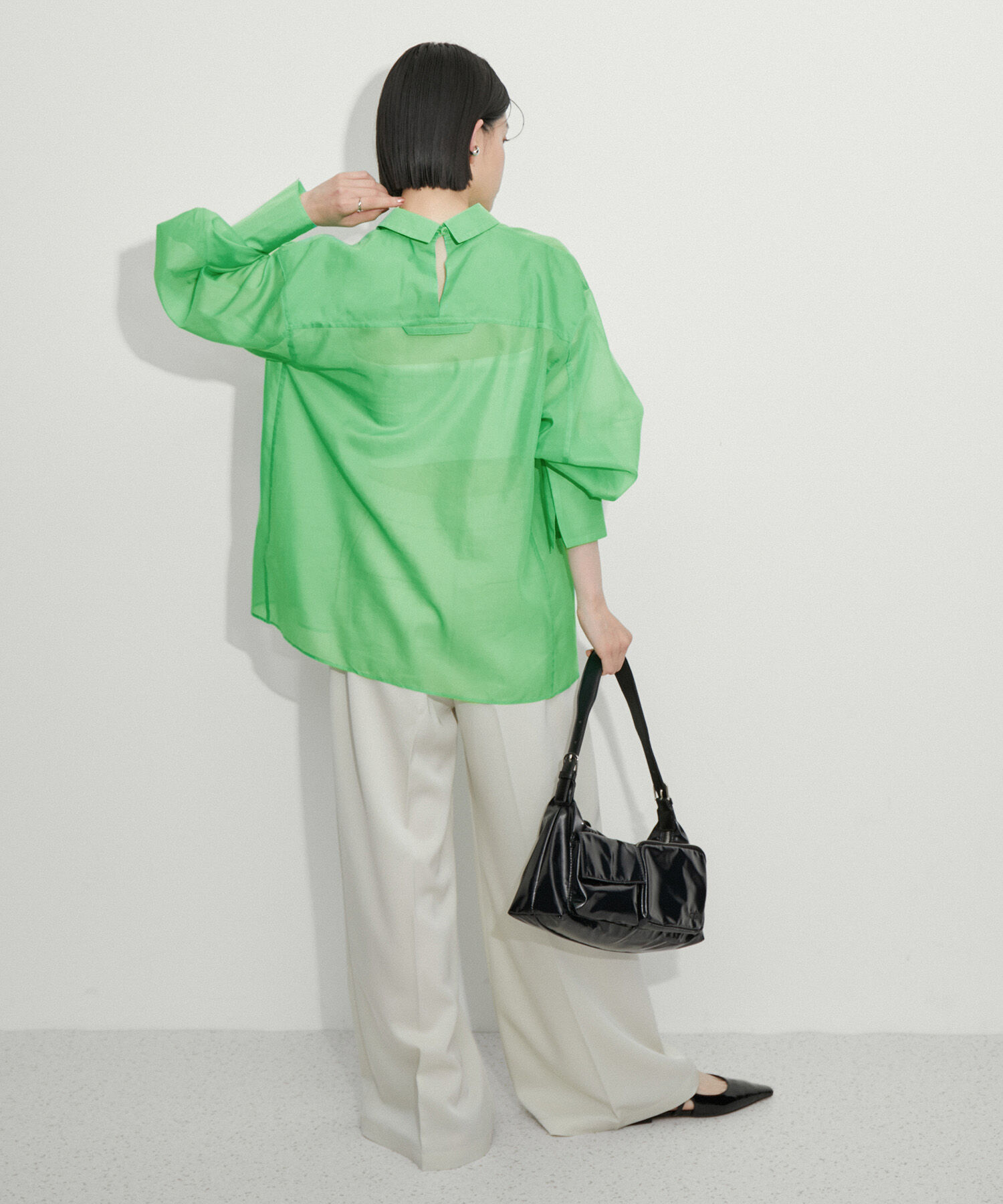 ADAM ET ROPE'「【サステナブル・追加】ボックスポケットミニバッグ」|ハンドバッグ|