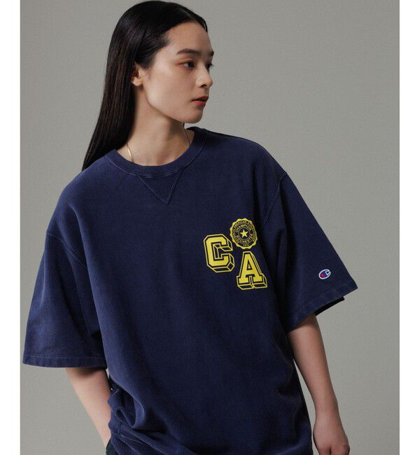 ADAM ET ROPE'「《別注》【Champion】REVERSE WEAVE SHORT SLEEVE SWEATSHIRT」|Tシャツ・カットソー|