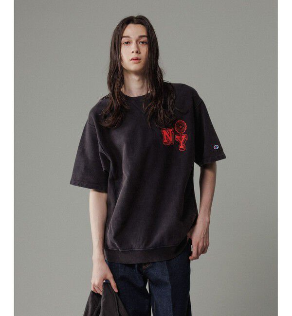 ADAM ET ROPE'「《別注》【Champion】REVERSE WEAVE SHORT SLEEVE SWEATSHIRT」|Tシャツ・カットソー|