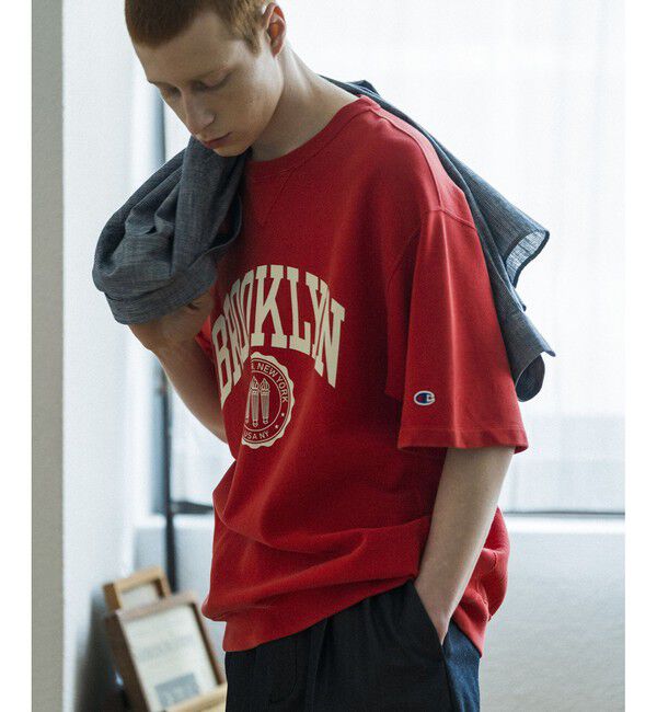 ADAM ET ROPE'「《別注》【Champion】REVERSE WEAVE SHORT SLEEVE SWEATSHIRT」|Tシャツ・カットソー|