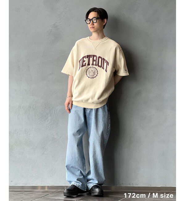 ADAM ET ROPE'「《別注》【Champion】REVERSE WEAVE SHORT SLEEVE SWEATSHIRT」|Tシャツ・カットソー|