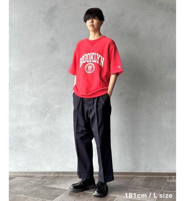 ADAM ET ROPE'「《別注》【Champion】REVERSE WEAVE SHORT SLEEVE SWEATSHIRT」|Tシャツ・カットソー|