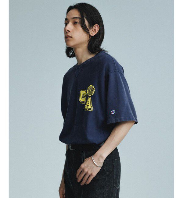 ADAM ET ROPE'「《別注》【Champion】REVERSE WEAVE SHORT SLEEVE SWEATSHIRT」|Tシャツ・カットソー|