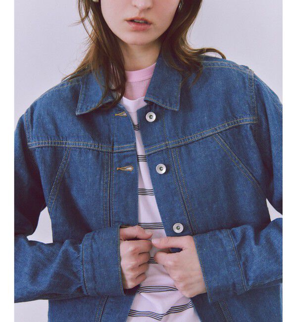 ADAM ET ROPE'「ポケットメンアサデニムブルゾン」|ブルゾン・スタジャン|