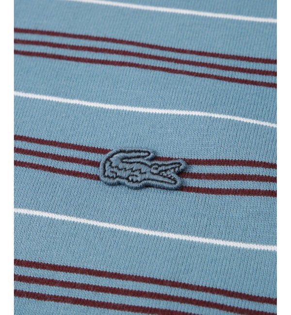 ADAM ET ROPE'「【LACOSTE for ADAM ET ROPE'】別注 MULTI BORDER TEE」|Tシャツ・カットソー|
