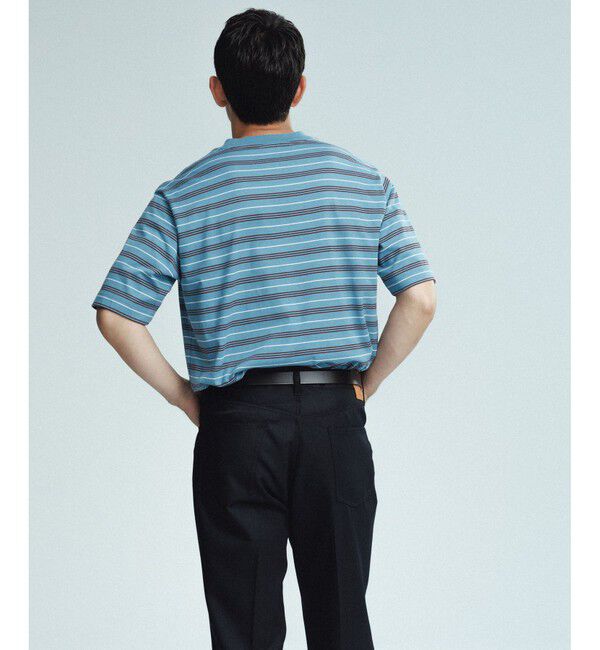 ADAM ET ROPE'「【LACOSTE for ADAM ET ROPE'】別注 MULTI BORDER TEE」|Tシャツ・カットソー|