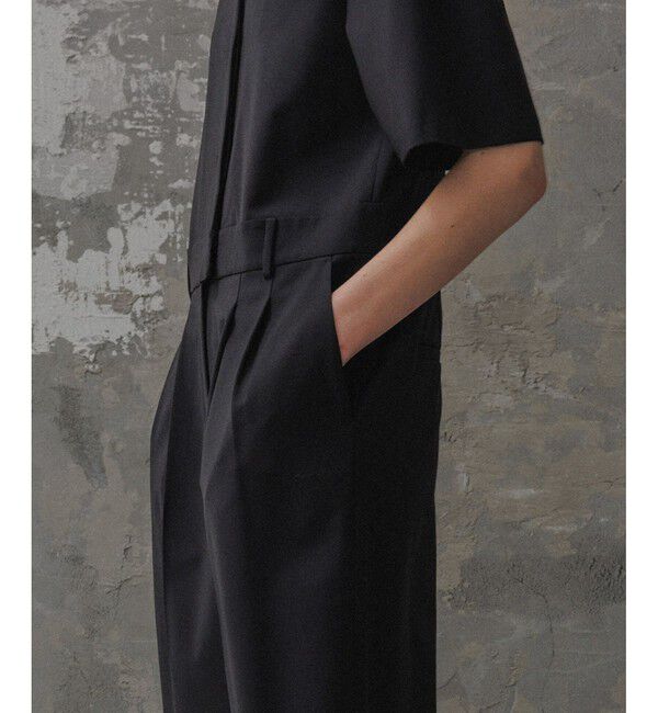 ADAM ET ROPE'「【EMOELLE】ハーフスリーブVネックオールインワン」|オールインワン|