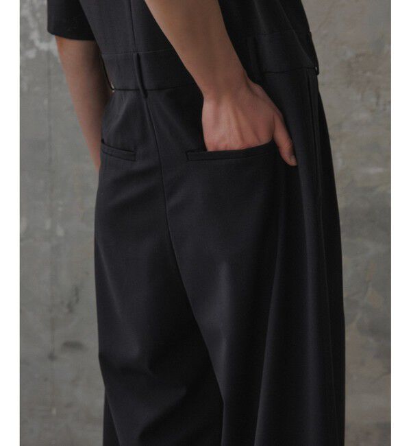 ADAM ET ROPE'「【EMOELLE】ハーフスリーブVネックオールインワン」|オールインワン|