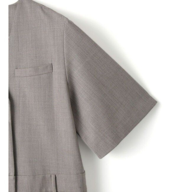 ADAM ET ROPE'「【EMOELLE】ハーフスリーブVネックオールインワン」|オールインワン|