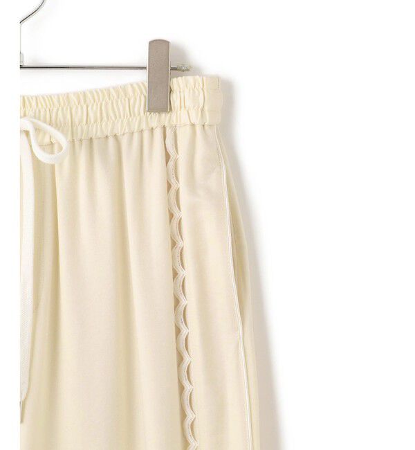 ADAM ET ROPE'「サイドレーストラックパンツ」|チノ|