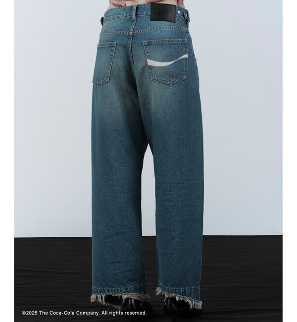 ADAM ET ROPE'「【Coca-Cola】Denim」|デニム|サックス(48)