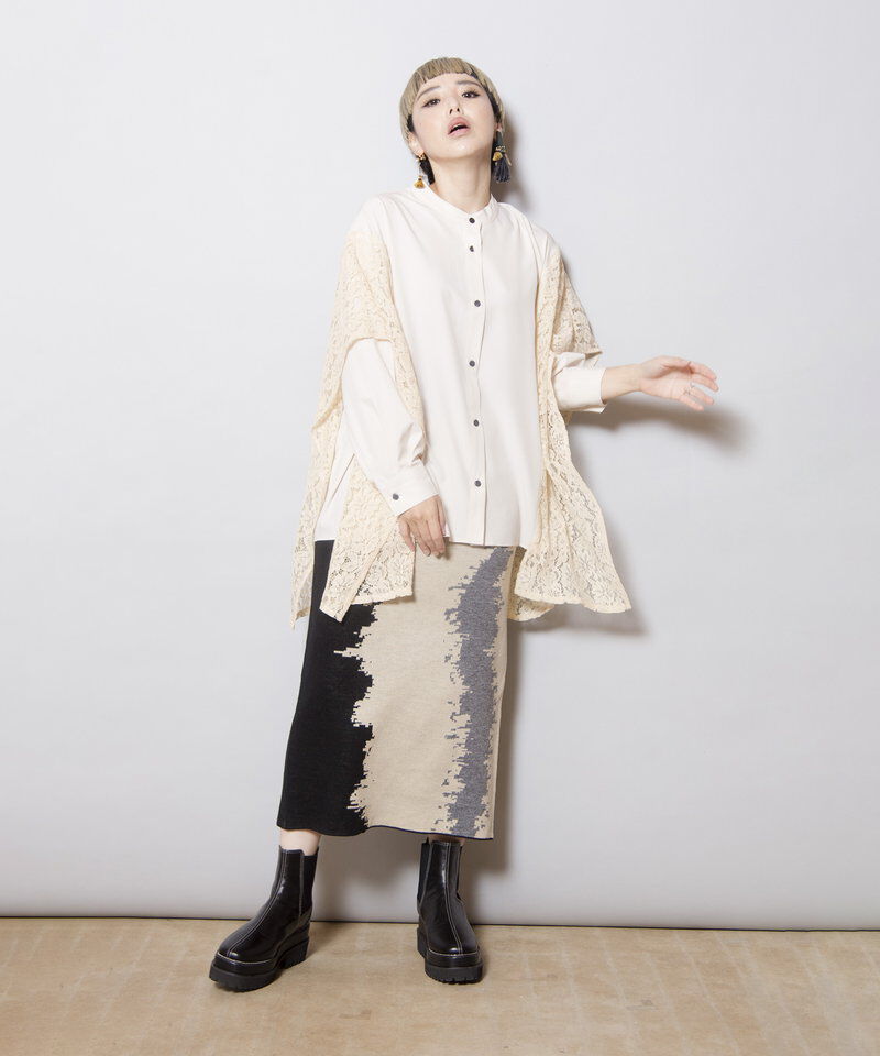  「サイドレースブラウス」|シャツ・ブラウス|