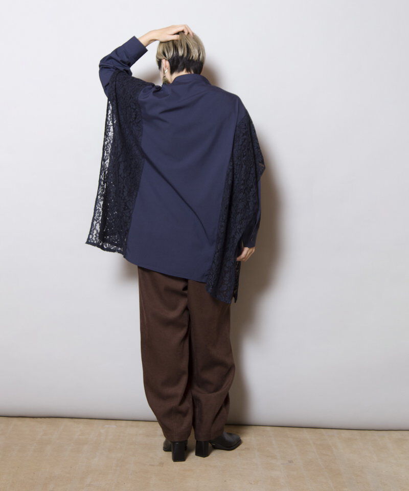  「サイドレースブラウス」|シャツ・ブラウス|
