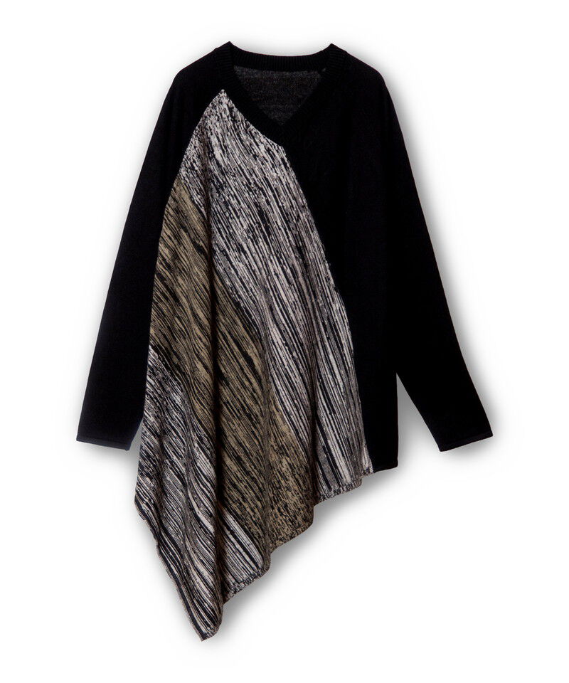  「アシンメトリーニットプルオーバー」|ニット・セーター|