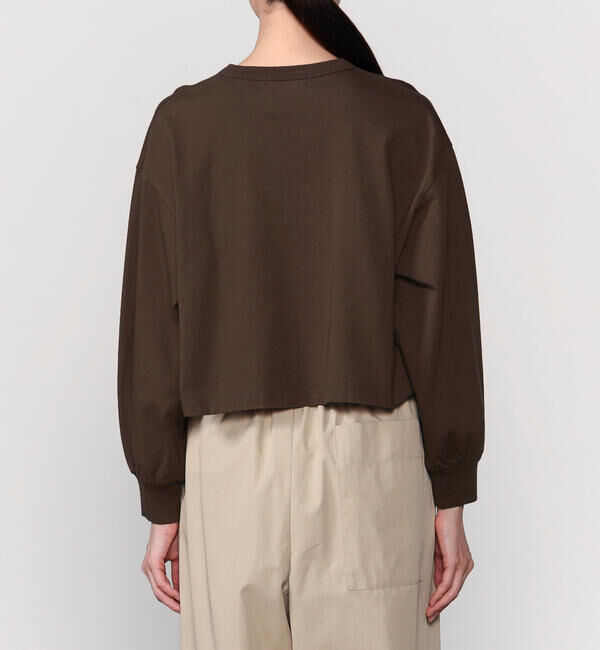 GYMPHLEX「Gymphlex | コンパクトジャージー パフスリーブ長袖プルオーバー WOMEN」|Tシャツ・カットソー|