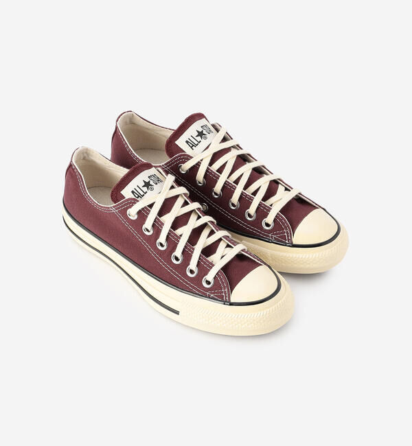  「CONVERSE | ALL STAR AGED AC OX ダークチェリー WOMEN」|スニーカー|