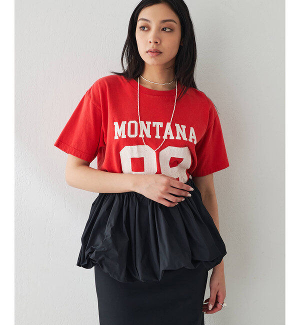  「ナンバリングTシャツ」|Tシャツ・カットソー|レッド