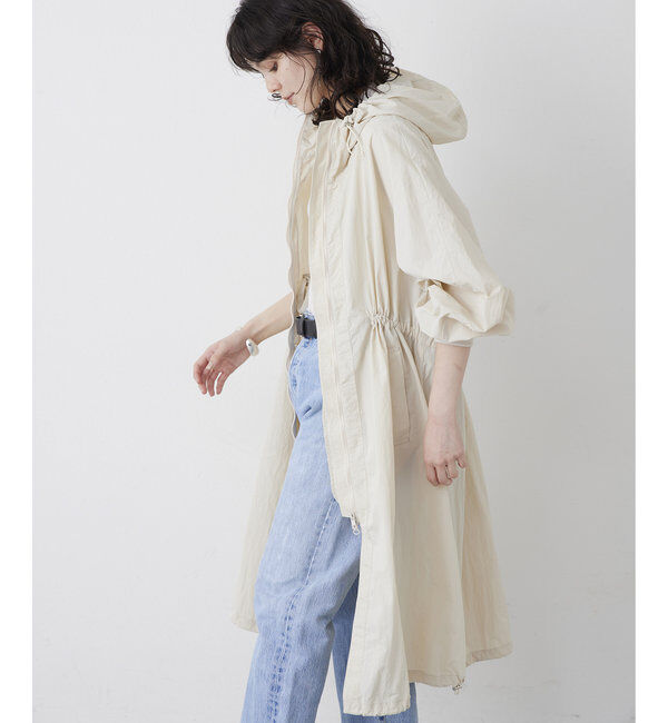 THE PAUSE「【THE PAUSE】ギャザーフーデッドコート」|その他|