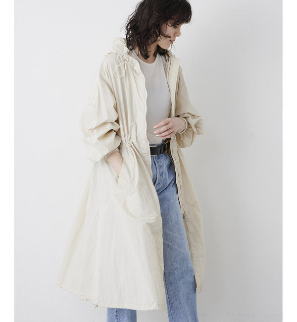 THE PAUSE「【THE PAUSE】ギャザーフーデッドコート」|その他|