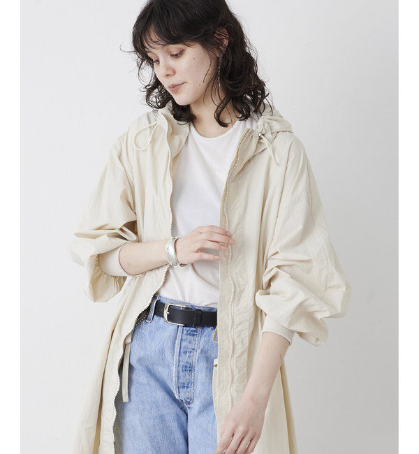 THE PAUSE「【THE PAUSE】ギャザーフーデッドコート」|その他|