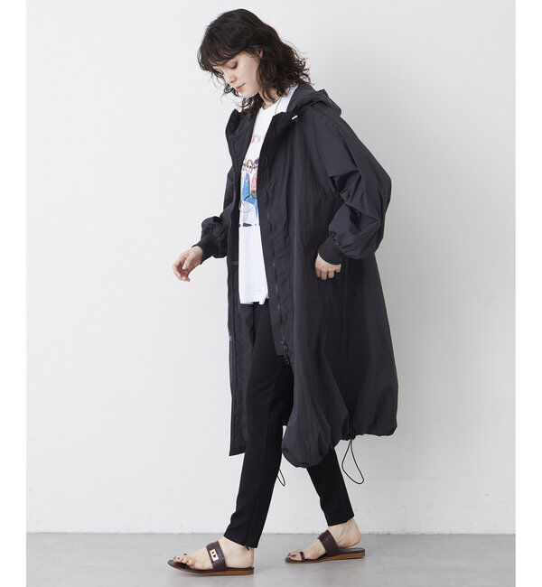 THE PAUSE「【THE PAUSE】ギャザーフーデッドコート」|その他|