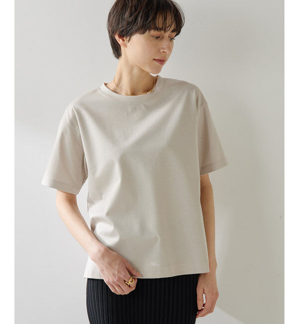  「スーピマコットンTEE」|Tシャツ・カットソー|ベージュ