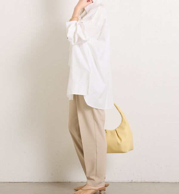  「ジャージスリムテーパードパンツ」|チノ|