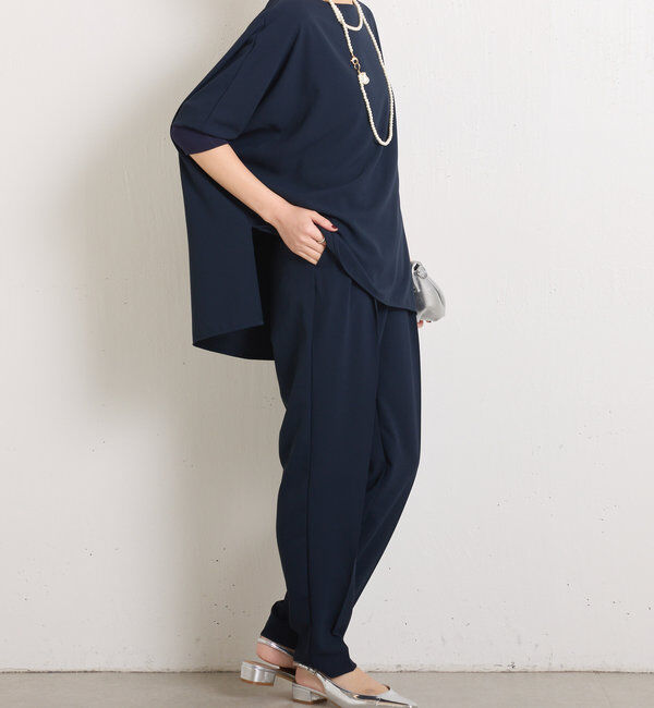  「ジャージスリムテーパードパンツ」|チノ|