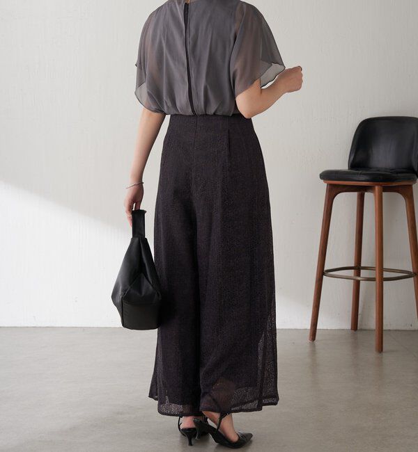  「【オケージョン】モザイクレースロンパース」|ワンピース|