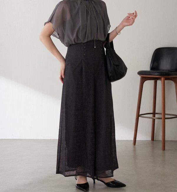  「【オケージョン】モザイクレースロンパース」|ワンピース|