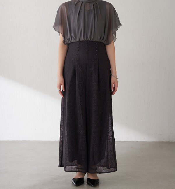  「【オケージョン】モザイクレースロンパース」|ワンピース|