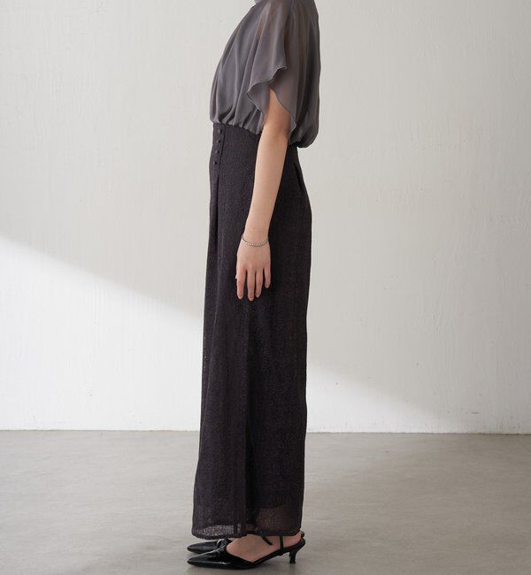  「【オケージョン】モザイクレースロンパース」|ワンピース|