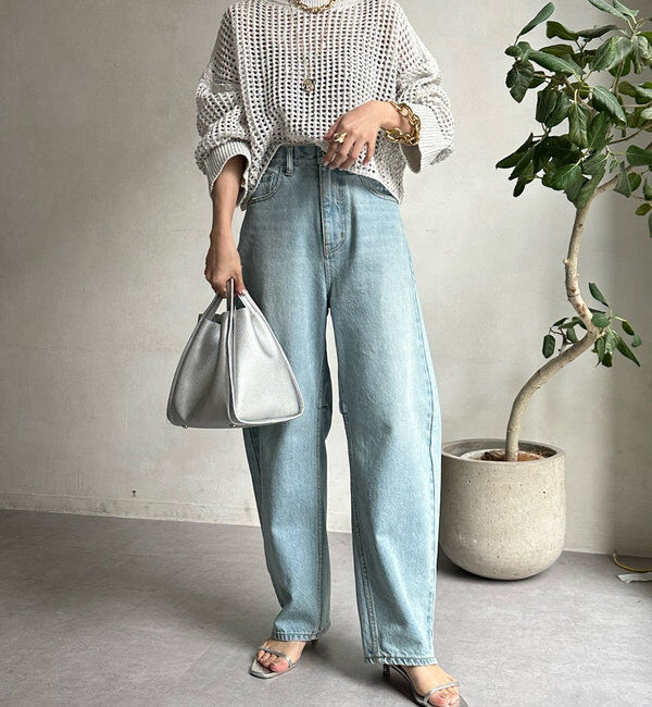  「【ベストセラーアイテム】カーブデニム」|デニム|