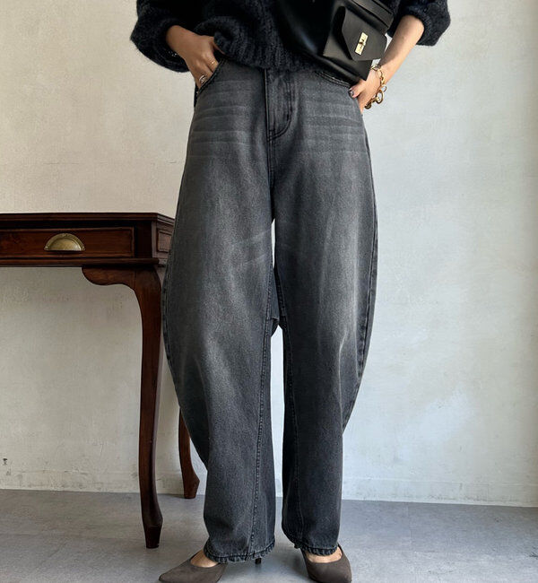  「【ベストセラーアイテム】カーブデニム」|デニム|