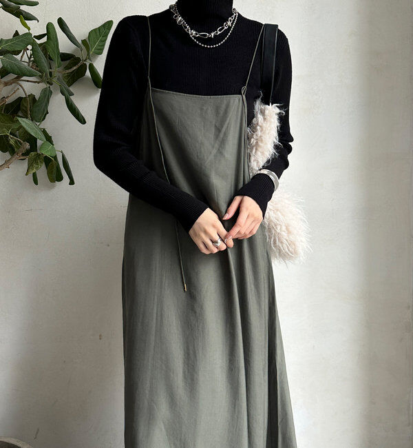  「前後2WAYフリルキャミワンピース」|ワンピース|