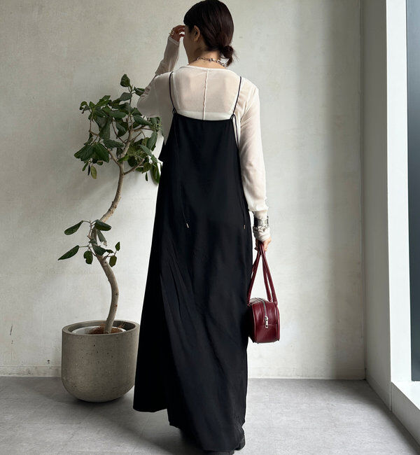  「前後2WAYフリルキャミワンピース」|ワンピース|