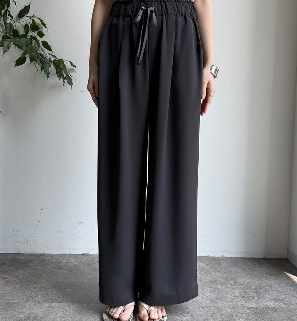  「ドロストワイドパンツ」|チノ|