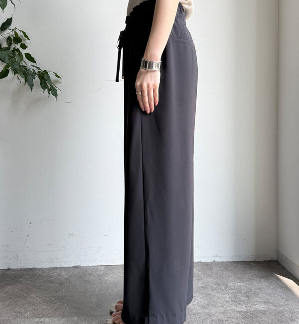  「ドロストワイドパンツ」|チノ|