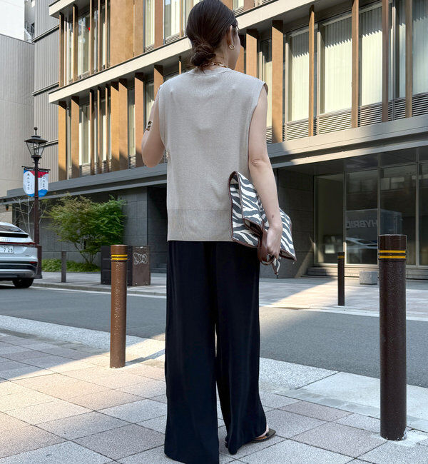  「ドロストワイドパンツ」|チノ|