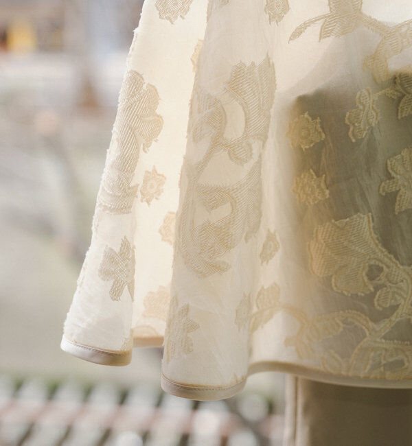  「【オケージョンドレス/結婚式】Cape layerd bare dress」|ドレス|