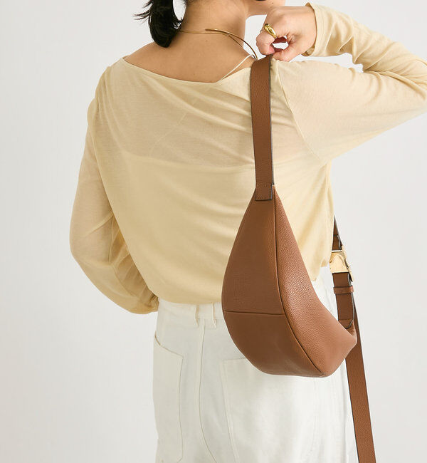  「【上品デザイン】カーブボディバッグ」|クラッチバッグ|