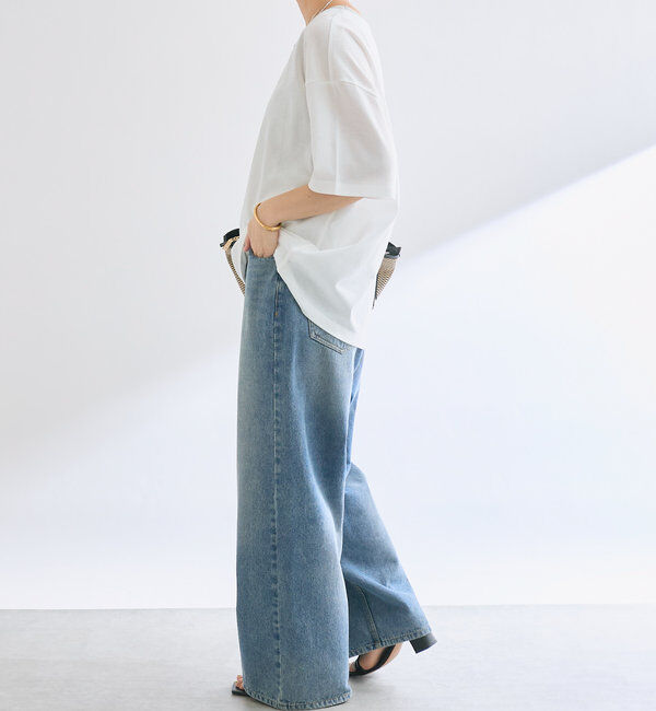  「【MONN.:.(モン)】オープンネックTee」|Tシャツ・カットソー|