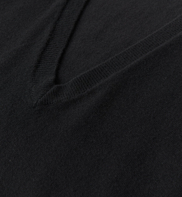  「【抜け感◎】ディープVニットワンピース」|ワンピース|