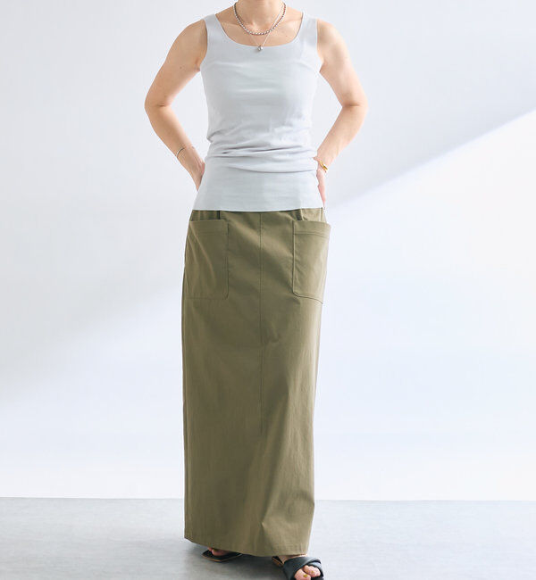  「【RIVE DROITE 名品インナー】シームレスタンク」|キャミソール|