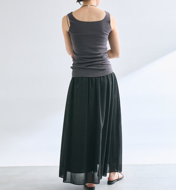  「【RIVE DROITE 名品インナー】シームレスタンク」|キャミソール|