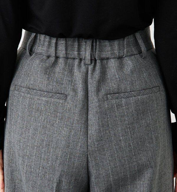  「予約【セットアップ対応可】ウーリーツイル2タックパンツ」|チノ|