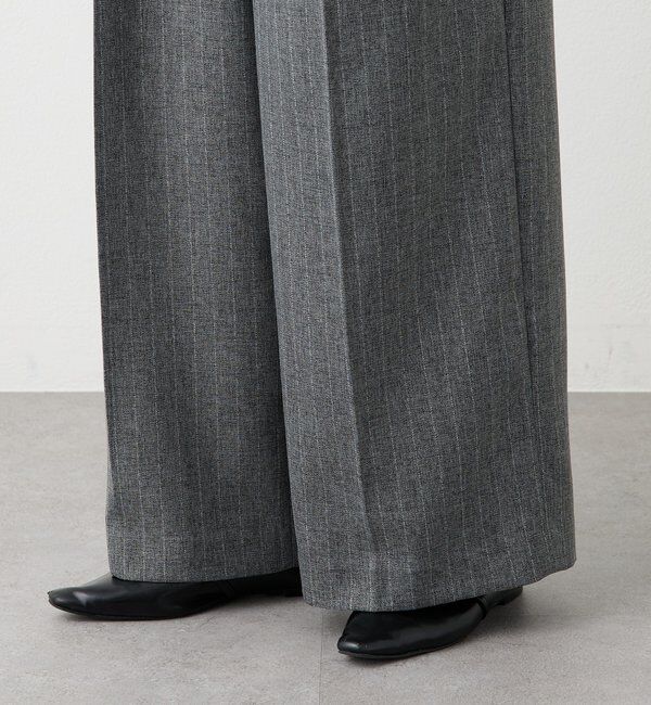  「予約【セットアップ対応可】ウーリーツイル2タックパンツ」|チノ|