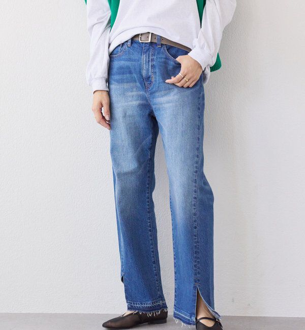  「予約【RIMH（リムエイチ）】カッティングデニム」|デニム|ブルー