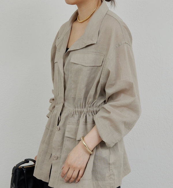  「シアーミリタリージャケット」|テーラードジャケット|